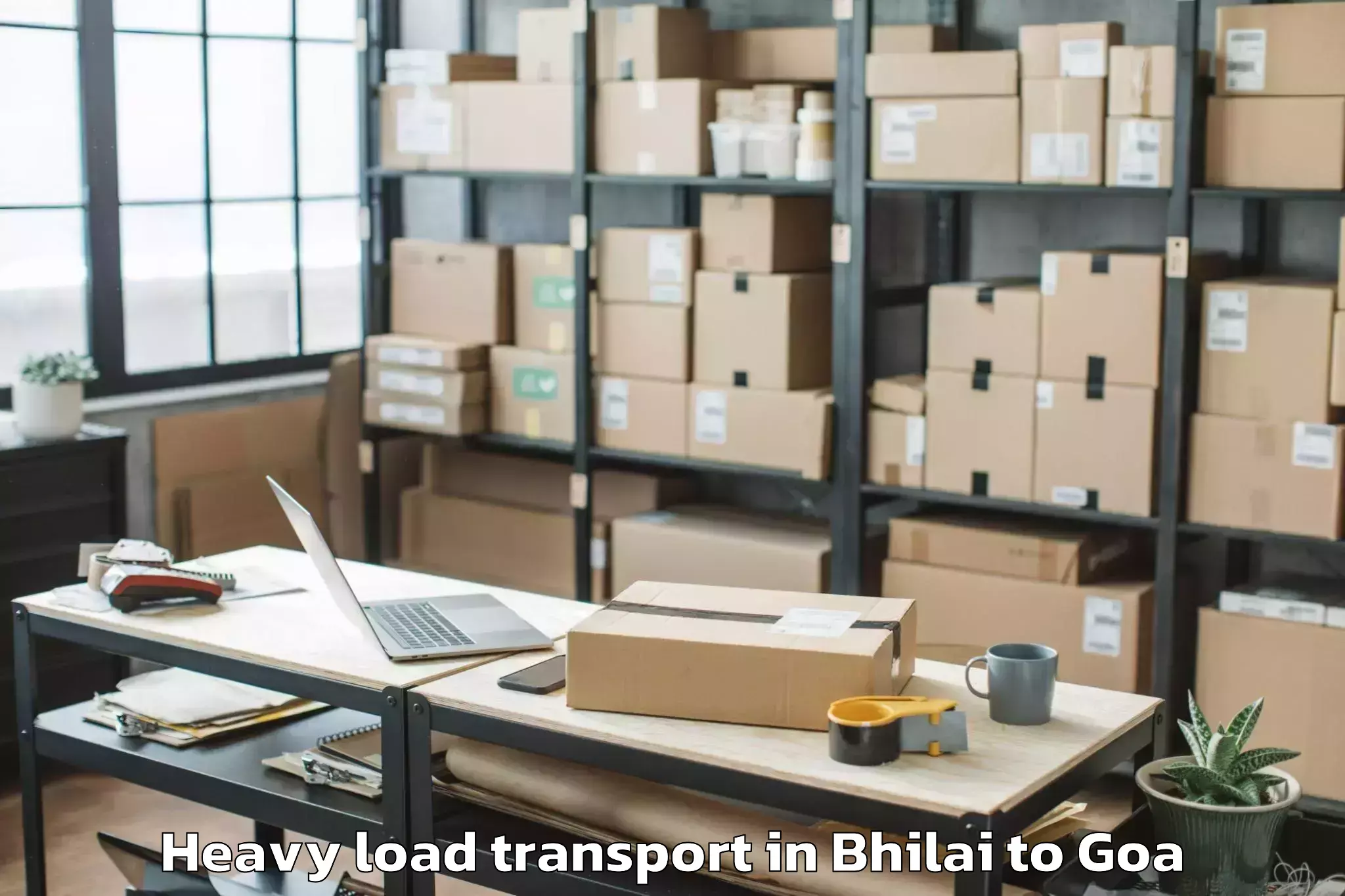 Easy Bhilai to Cavelossim Heavy Load Transport Booking